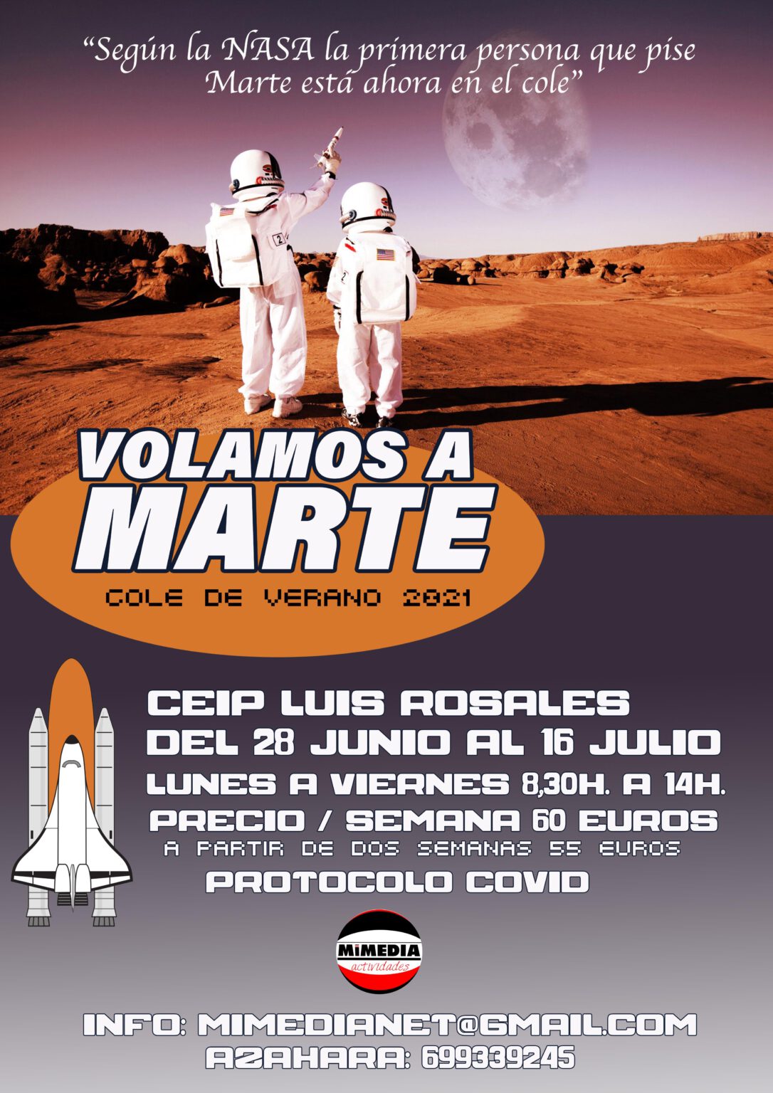 ESCUELA DE VERANO 2021 CEIP LUIS ROSALES
